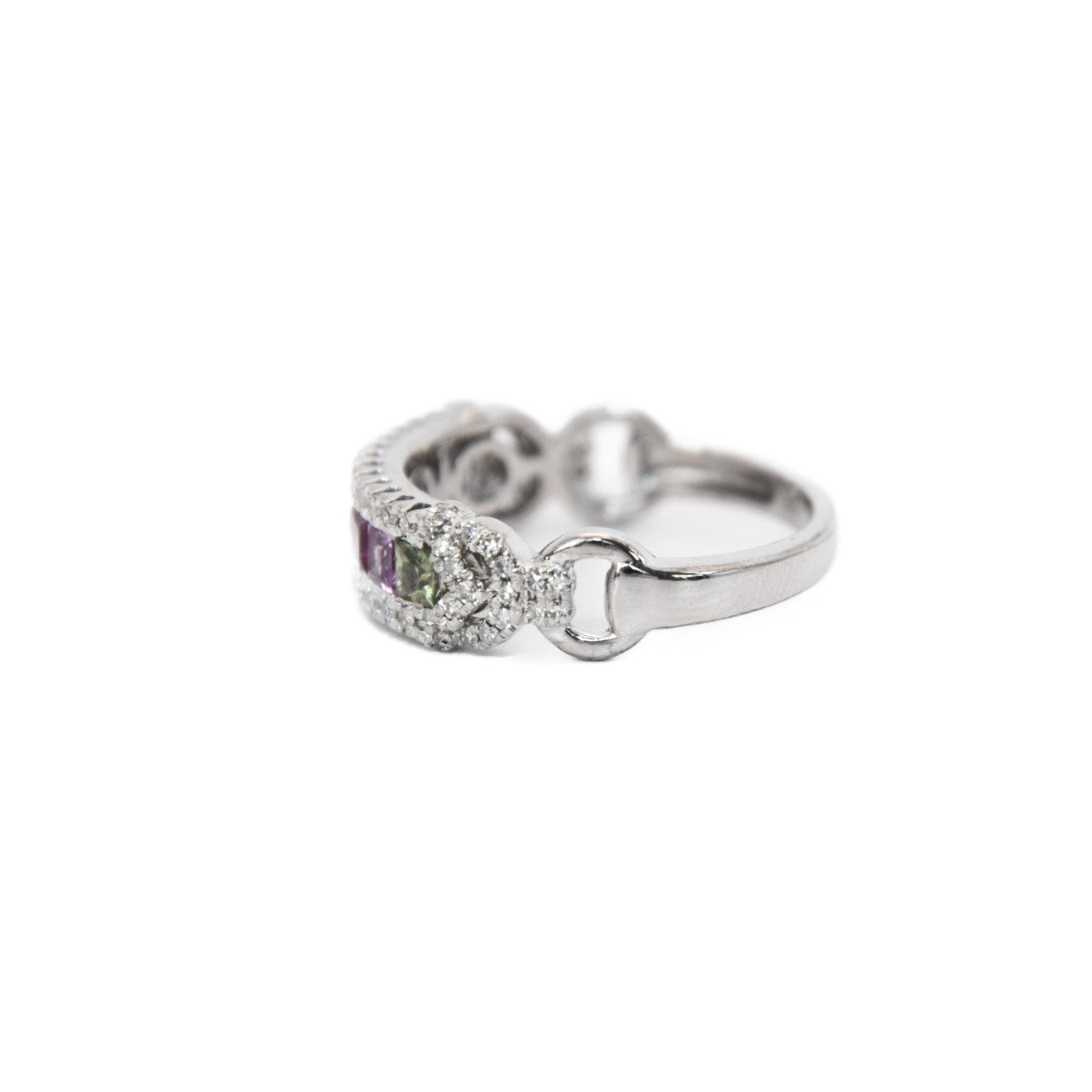 EFFY Sapphire, Ruby & Diamond Ring in 14K White Gold