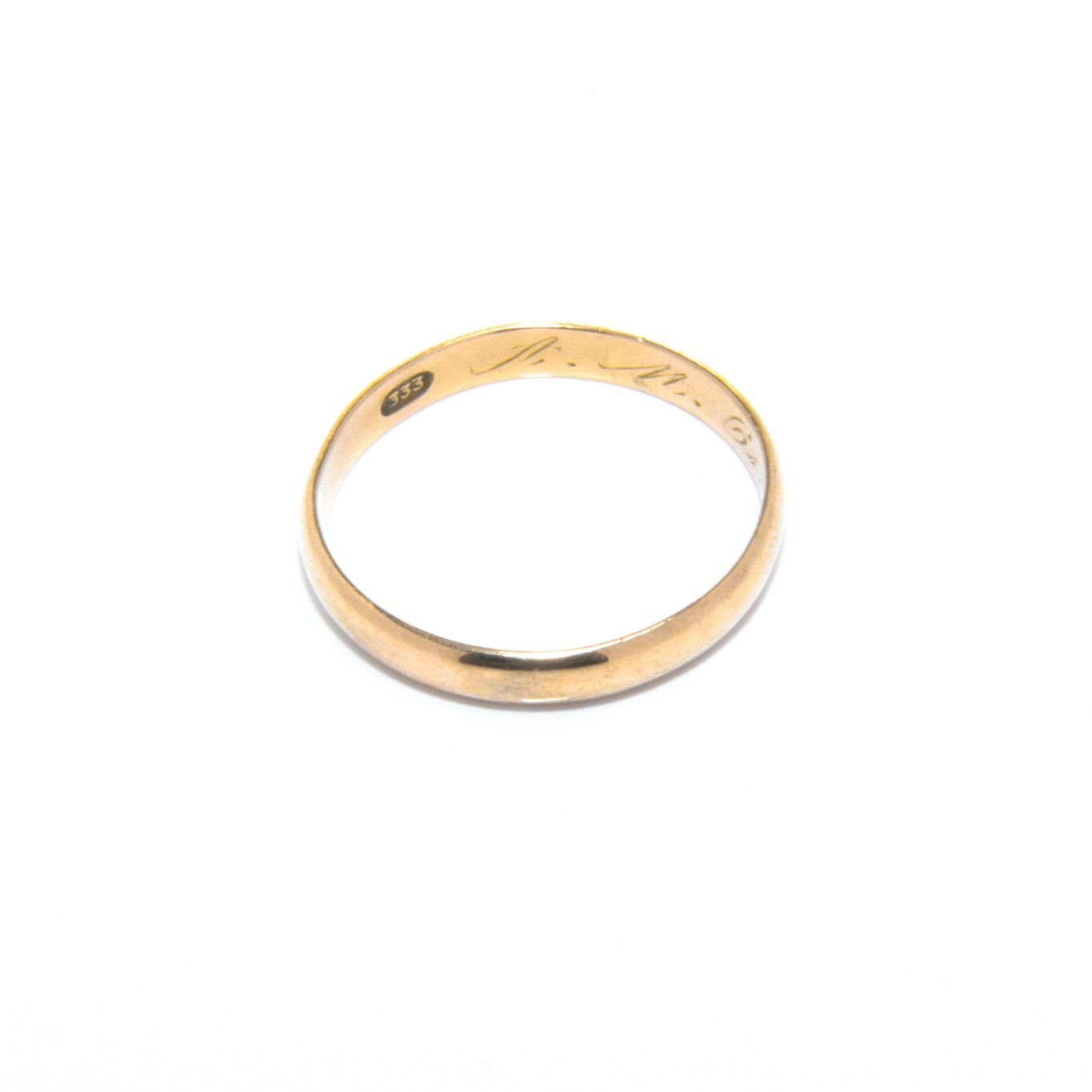 Vintage Ring 8k Gold Stacker - Wedding Band (Circa 1934) Art Deco Era