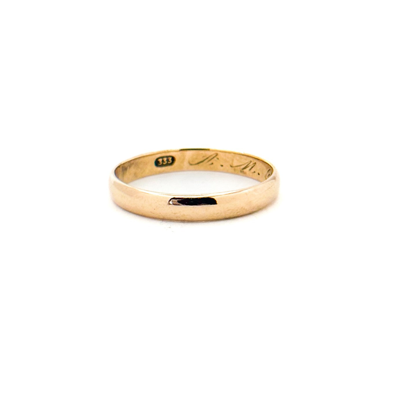 Vintage Ring 8k Gold Stacker - Wedding Band (Circa 1934) Art Deco Era