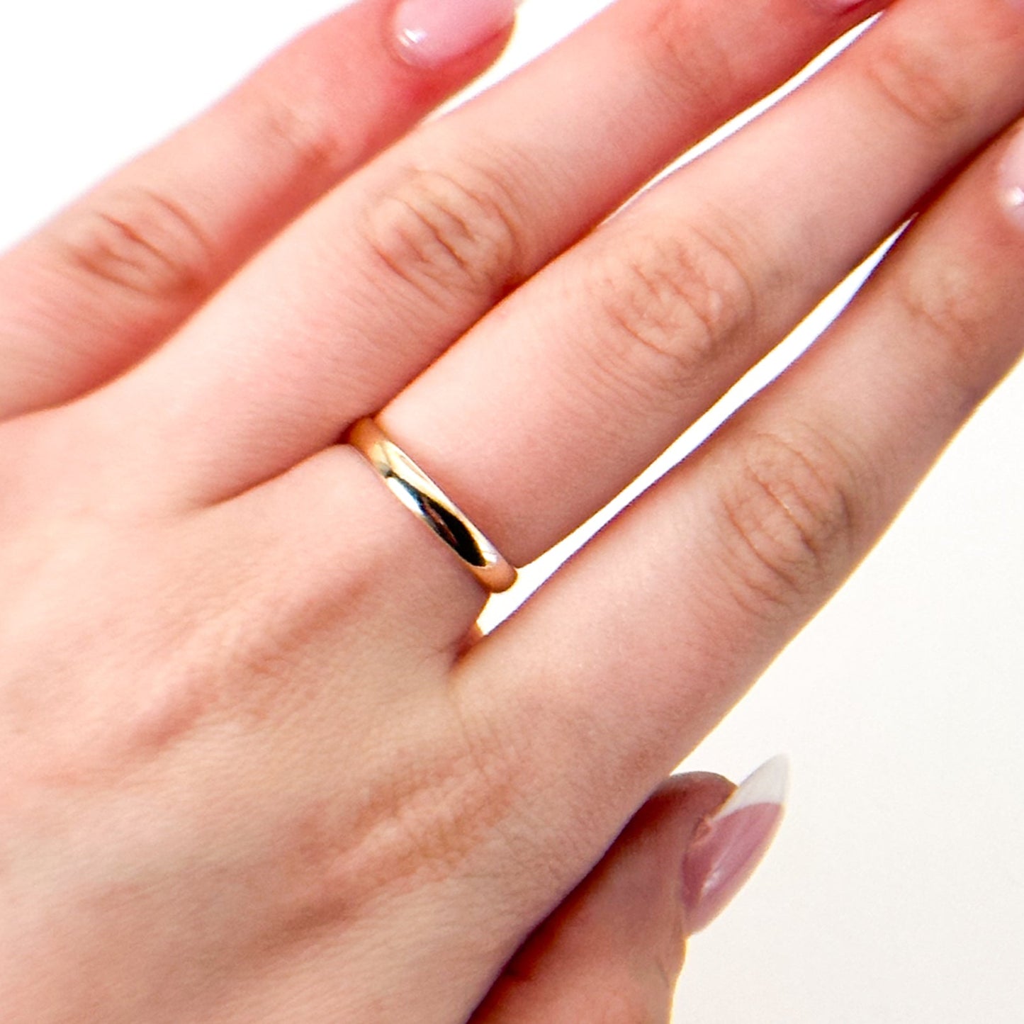 Vintage Ring 8k Gold Stacker - Wedding Band (Circa 1934) Art Deco Era