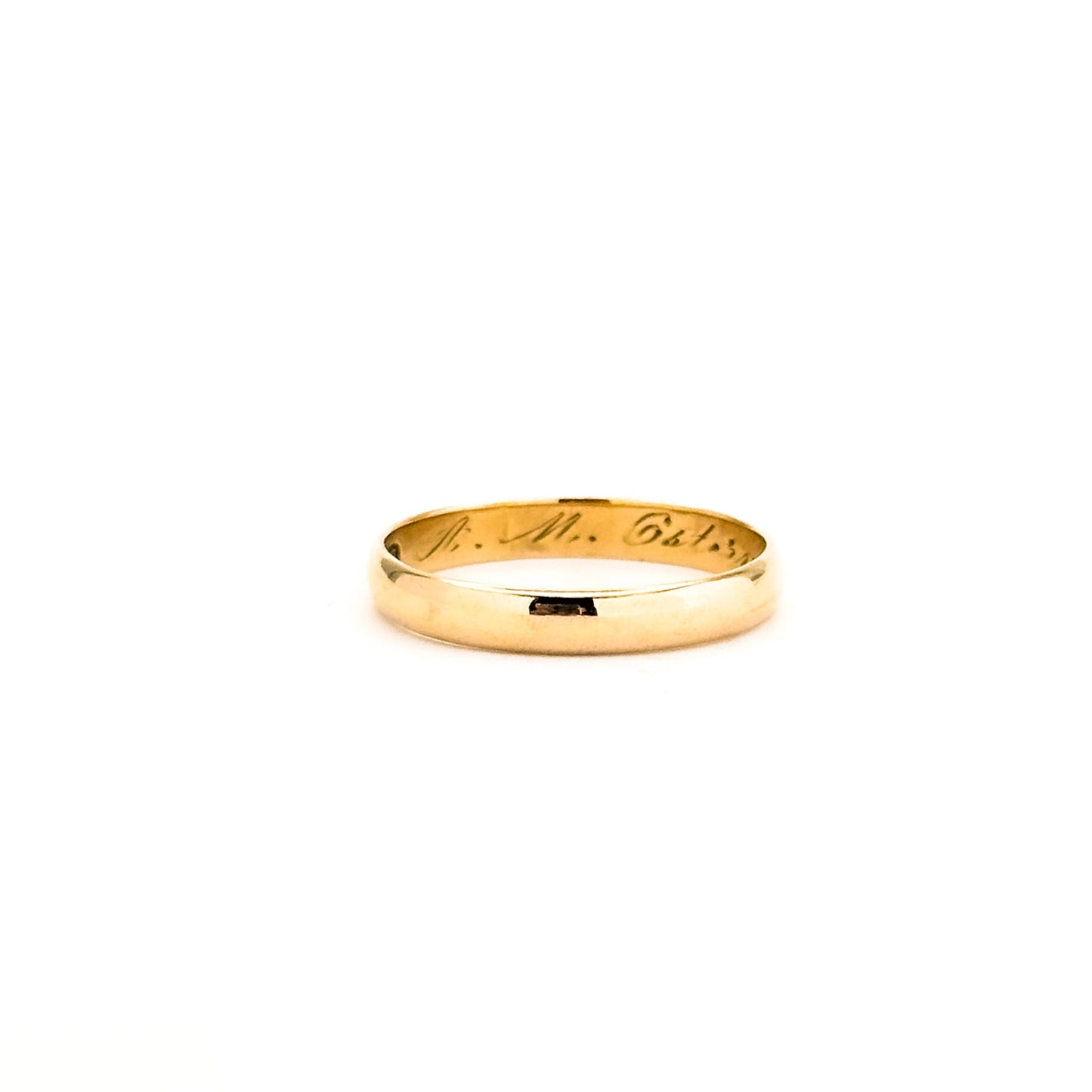 Vintage Ring 8k Gold Stacker - Wedding Band (Circa 1934) Art Deco Era