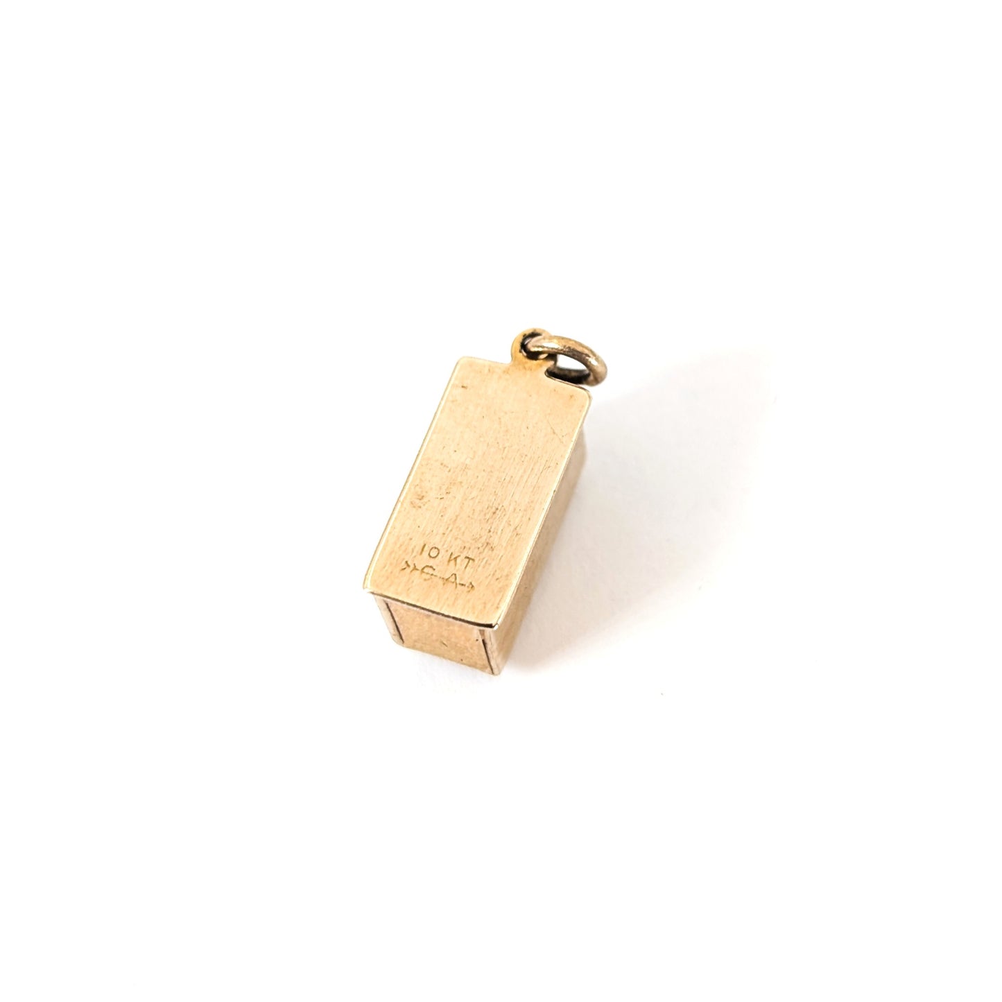 Vintage 10K Gold Toaster Mechanical Charm – Pop-Up Toast