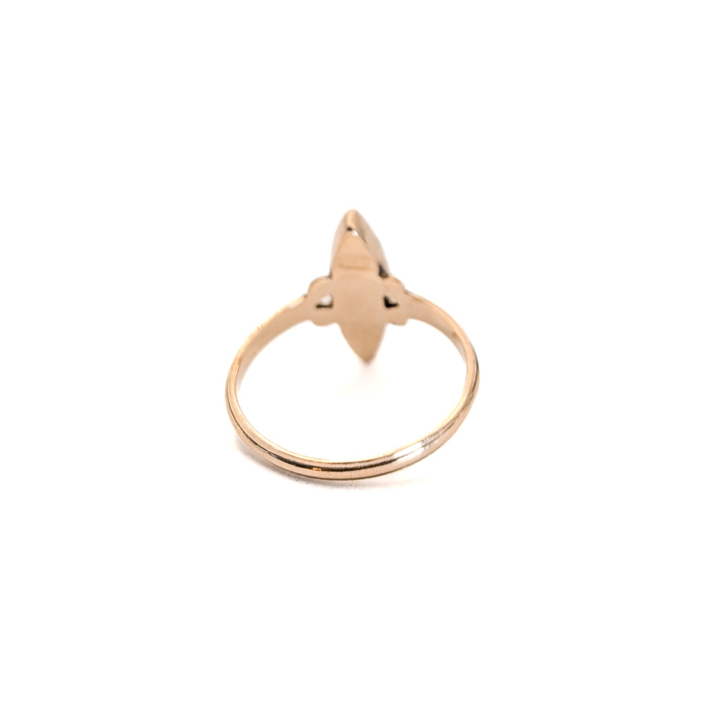 Vintage 10K Gold Marquise Nephrite Jade Ring – Elegant Green Gemstone Statement