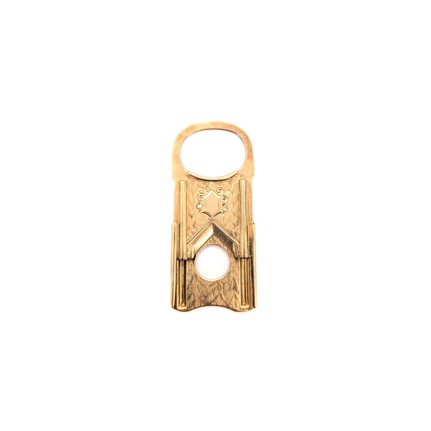 Antique 10K Gold Sliding Cigar Cutter – Patented 1913, 6.42g