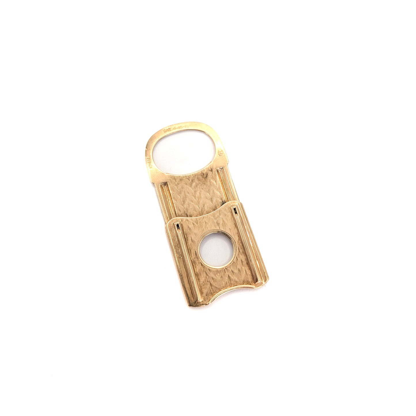 Antique 10K Gold Sliding Cigar Cutter – Patented 1913, 6.42g