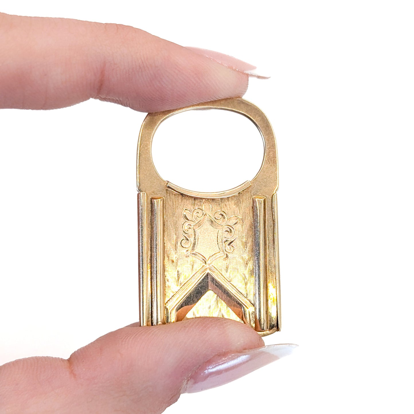 Antique 10K Gold Sliding Cigar Cutter – Patented 1913, 6.42g
