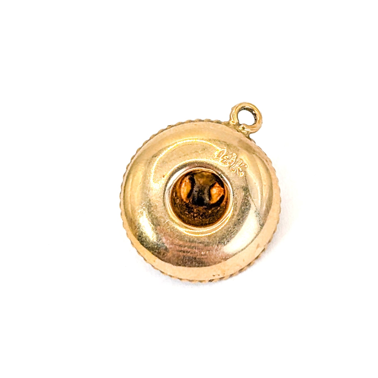 Vintage 14K Gold Mexican Sombrero Charm (Engraved, Mexico)