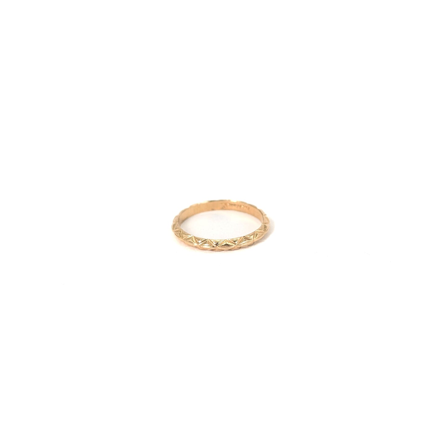 Vintage 10K Gold Baby band Ring / Midi Ring