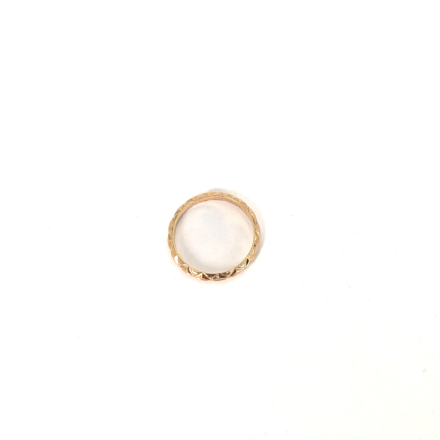 Vintage 10K Gold Baby band Ring / Midi Ring