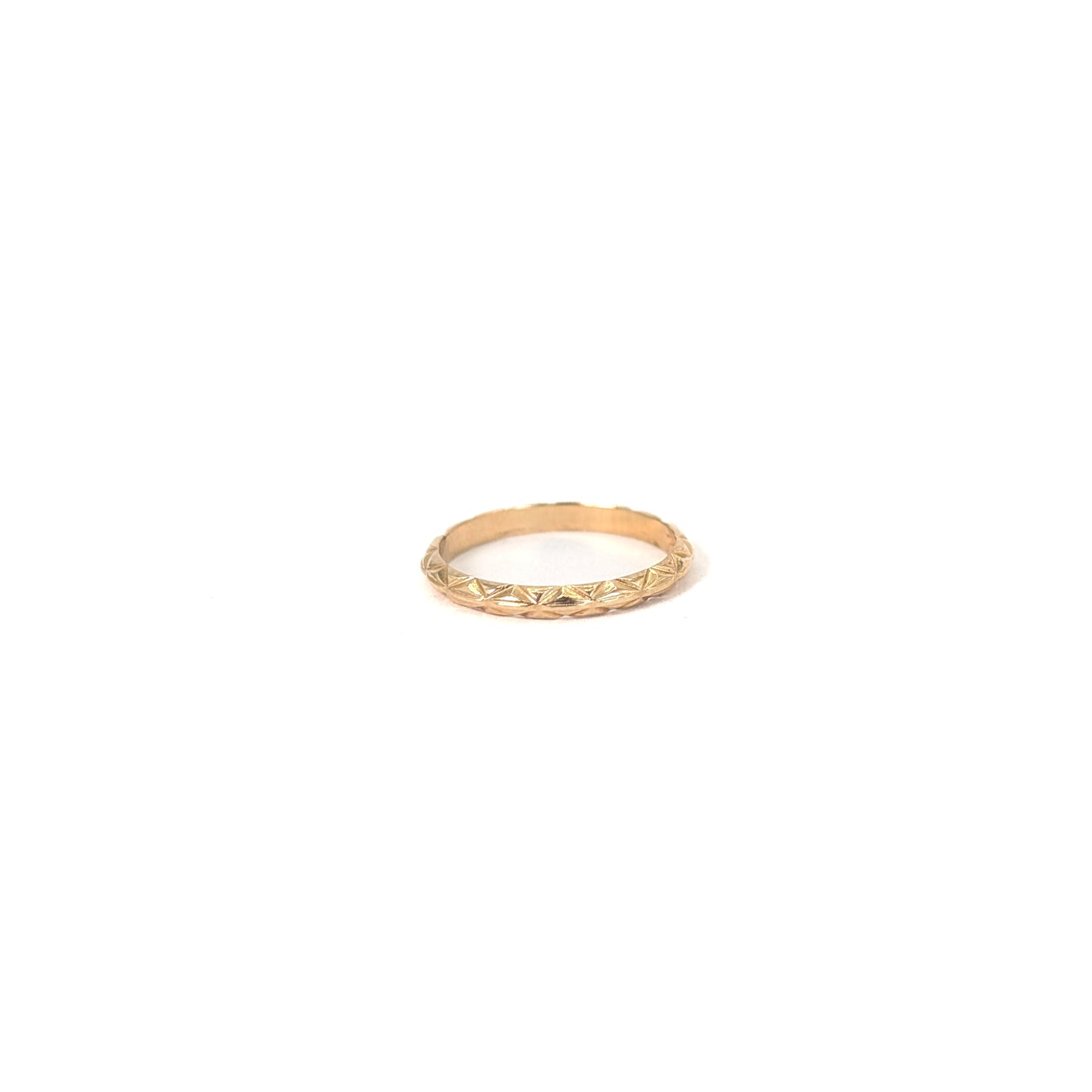 Vintage 10K Gold Baby band Ring / Midi Ring