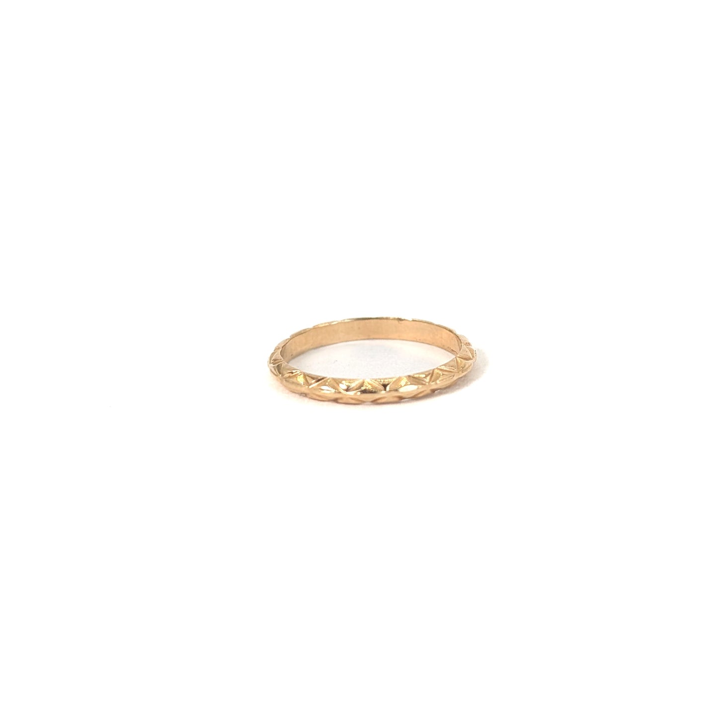 Vintage 10K Gold Baby band Ring / Midi Ring