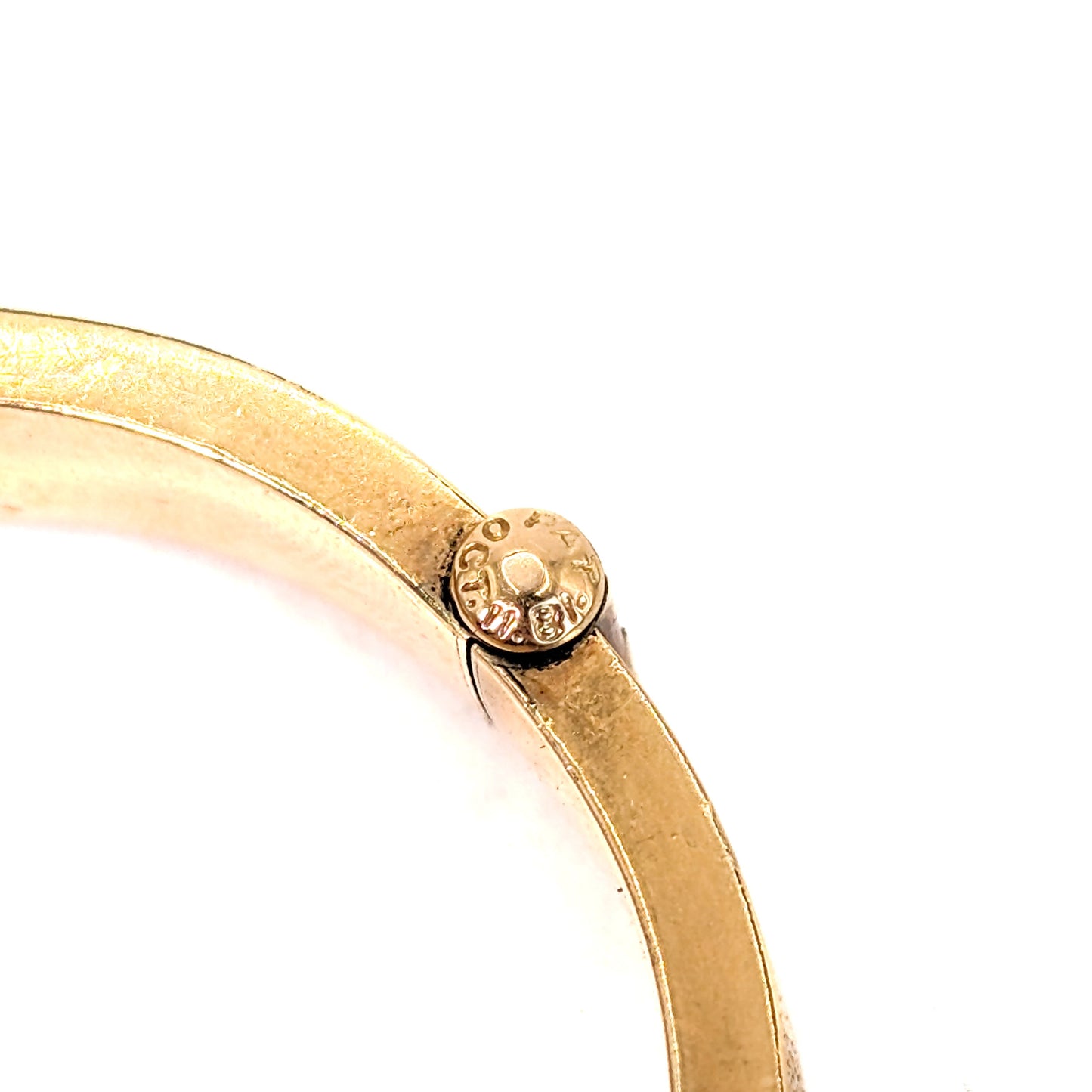 Antique 14K Gold Enamel Buckle Bracelet – 21.45 Grams