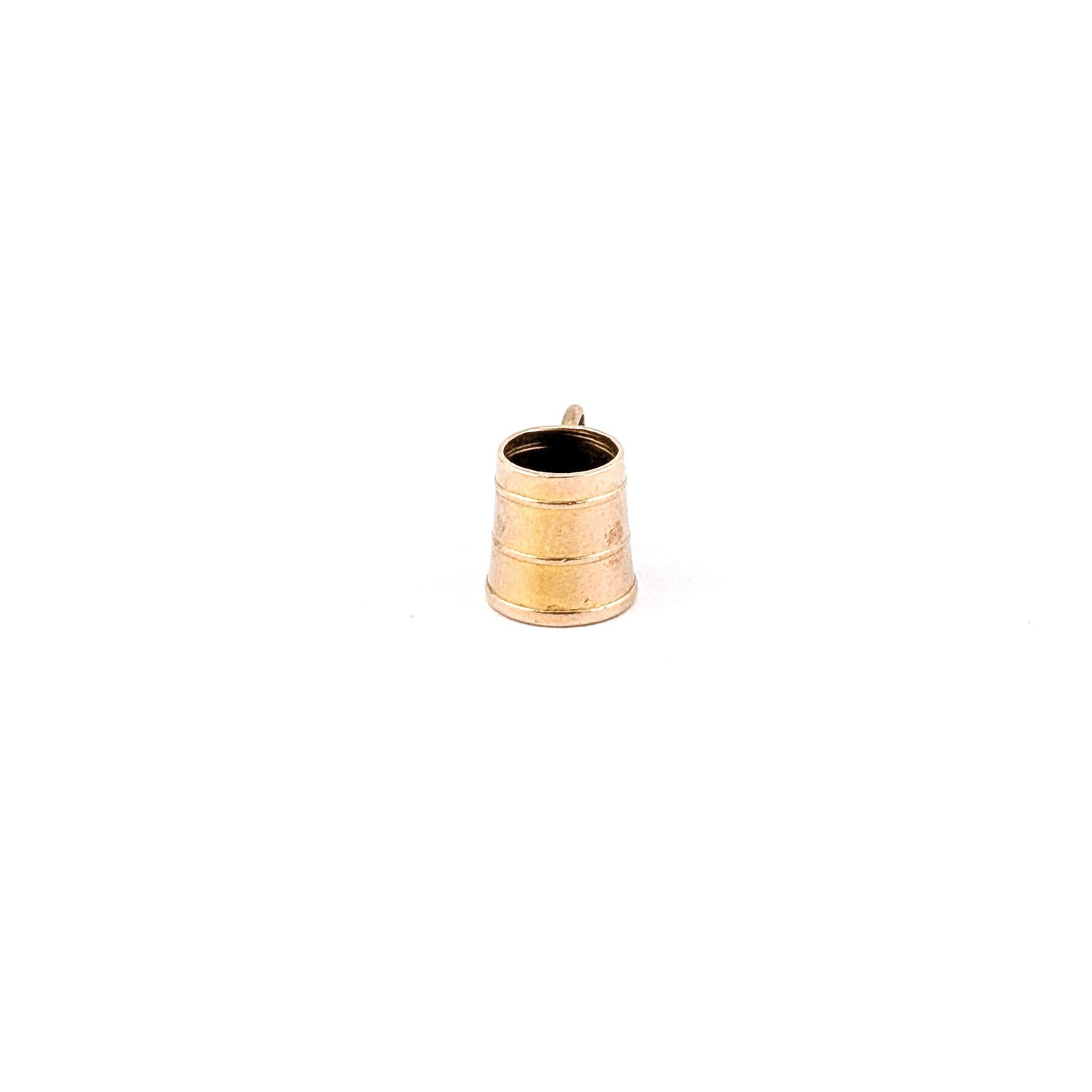 Vintage 9K Gold Cup Charm – 3D Tankard Style Pendant
