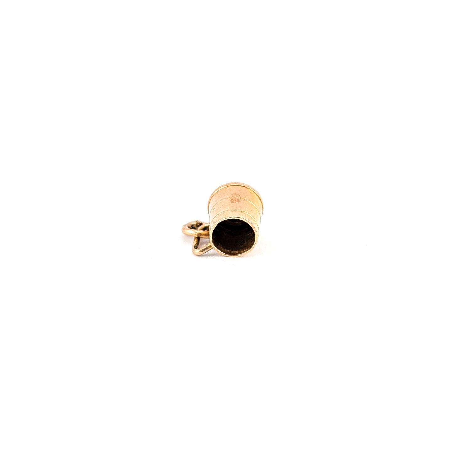 Vintage 9K Gold Cup Charm – 3D Tankard Style Pendant