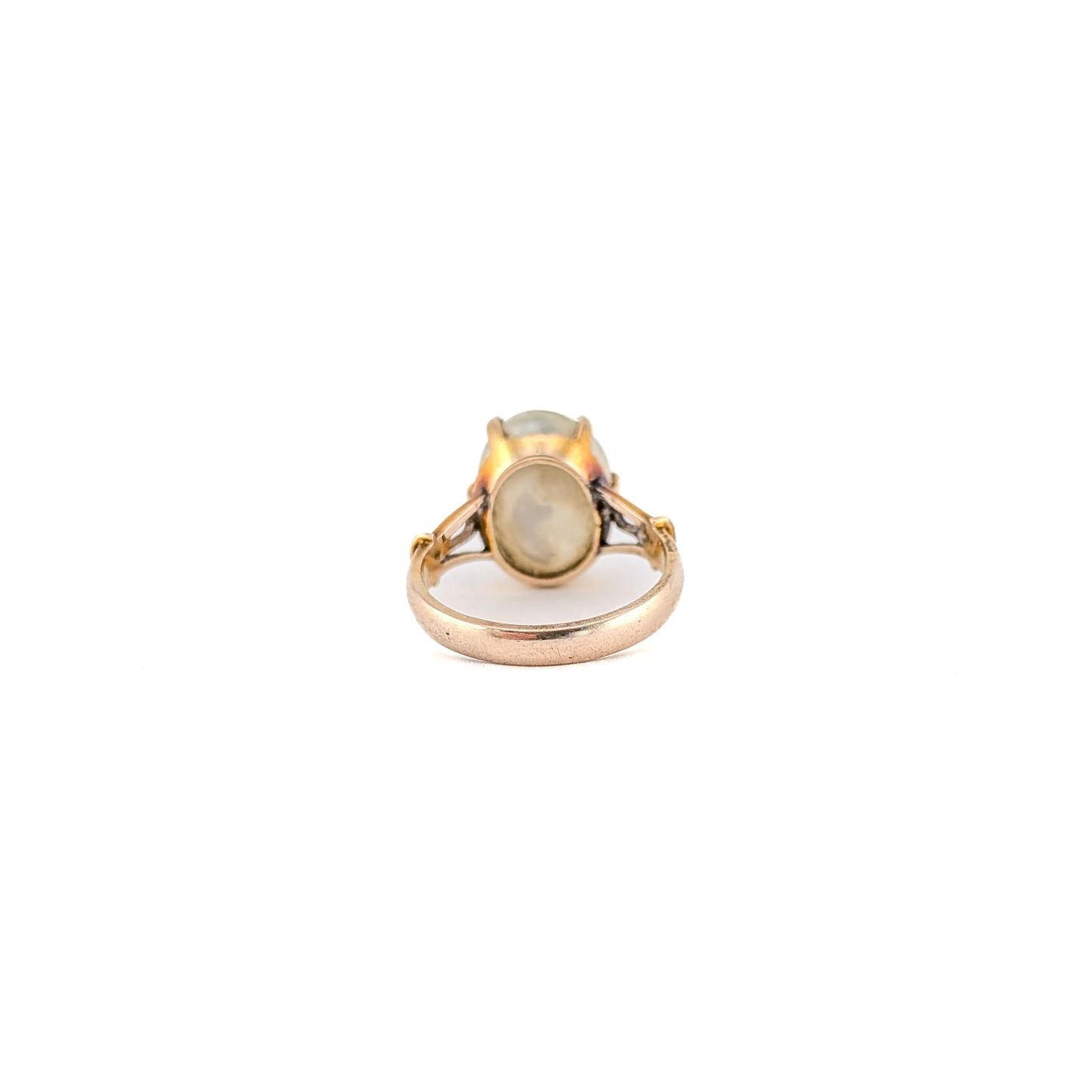 Vintage 10K Gold Baroque Pearl Ring