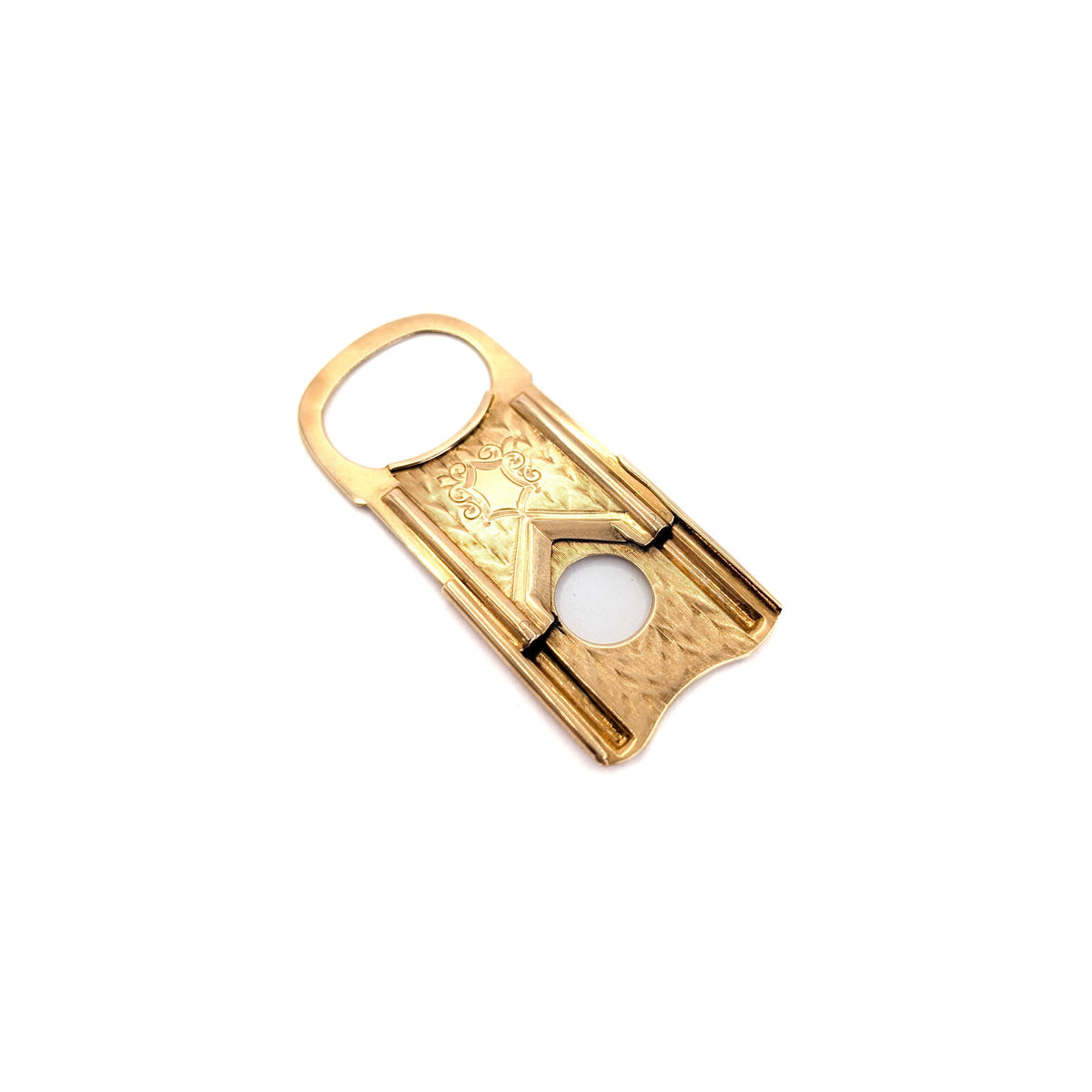 Antique 10K Gold Sliding Cigar Cutter – Patented 1913, 6.42g