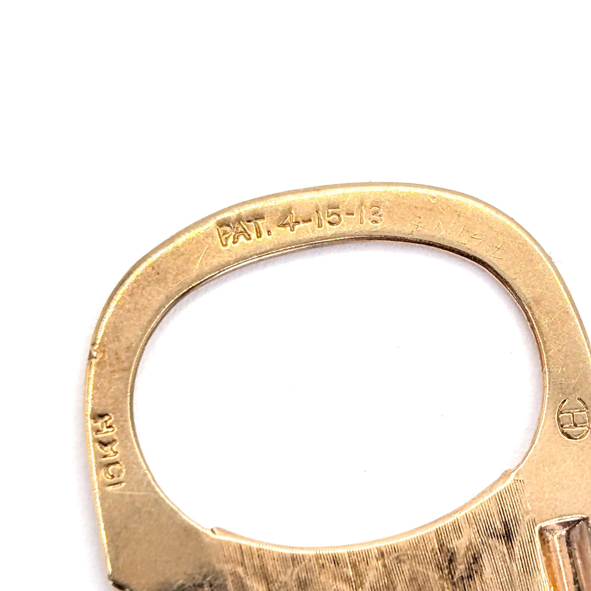 Antique 10K Gold Sliding Cigar Cutter – Patented 1913, 6.42g