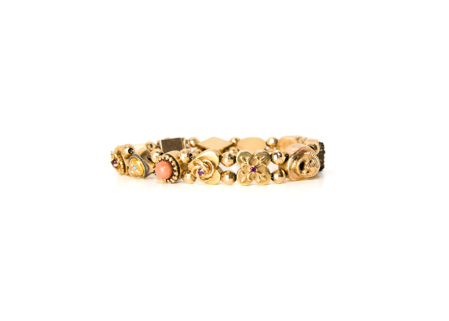 Unique Victorian Solid Gold Slide Bracelet – Timeless Antique Elegance