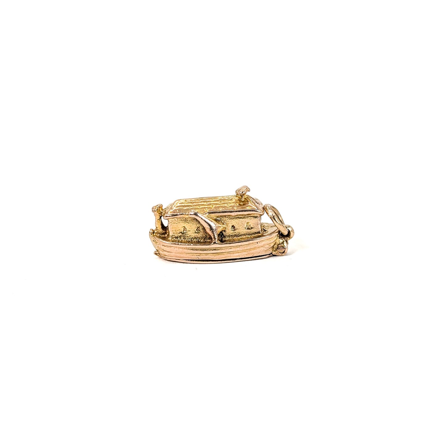 Vintage 9K Gold Noah’s Ark Mechanical Charm