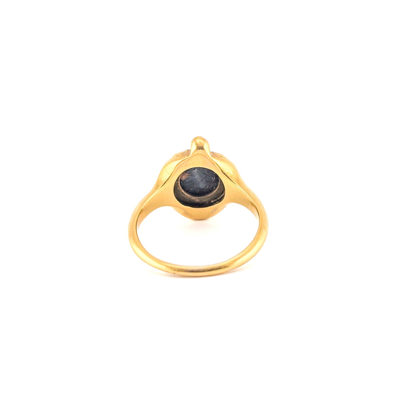 Antique Art Nouveau 18K Gold Boulder Opal Ring