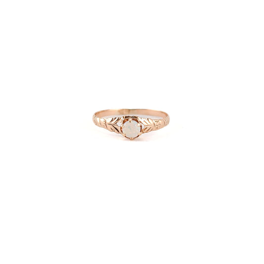 Antique Victorian 10k Gold Opal Ring