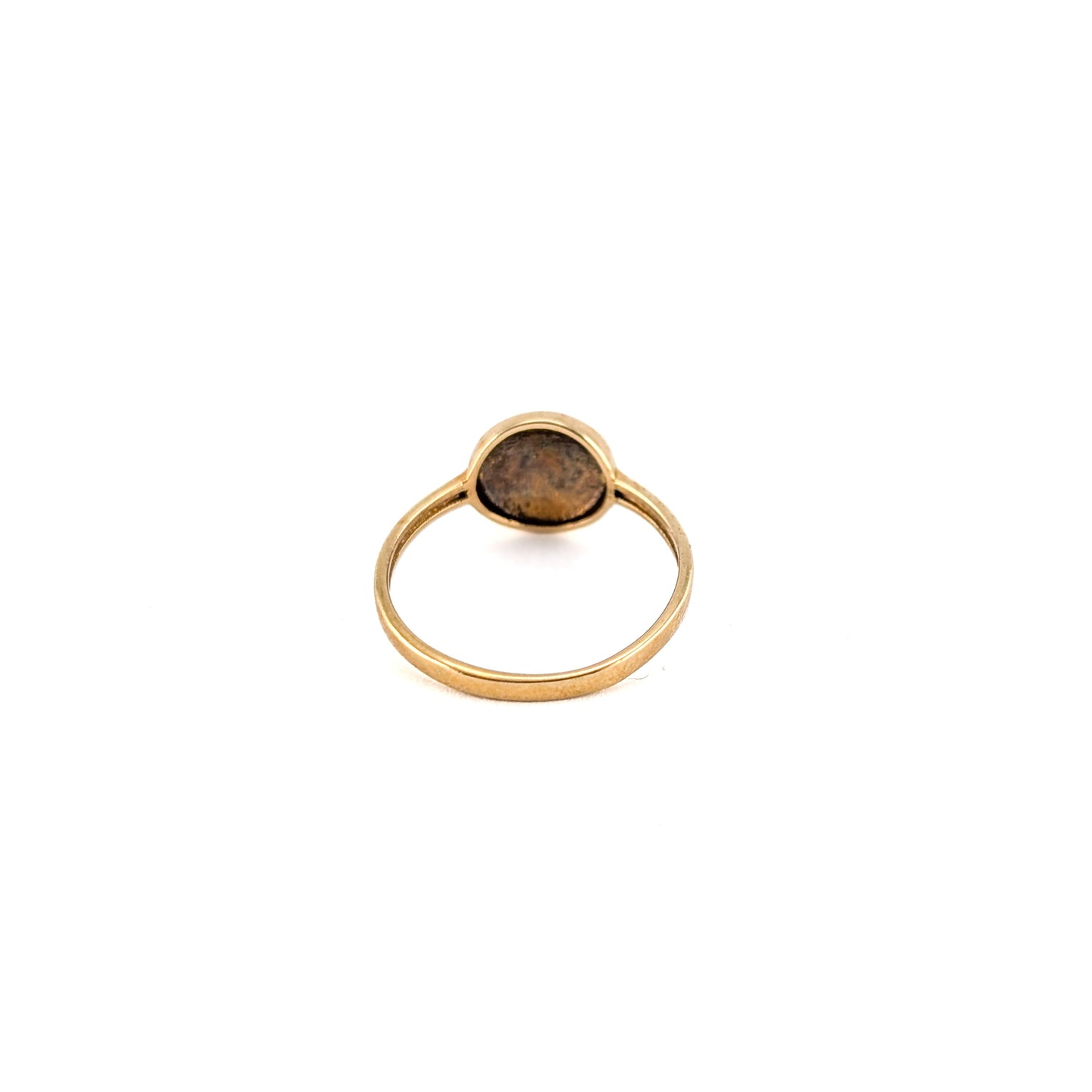 Vintage 14K Gold Evil Eye Ring | Minimalist Stacking Ring