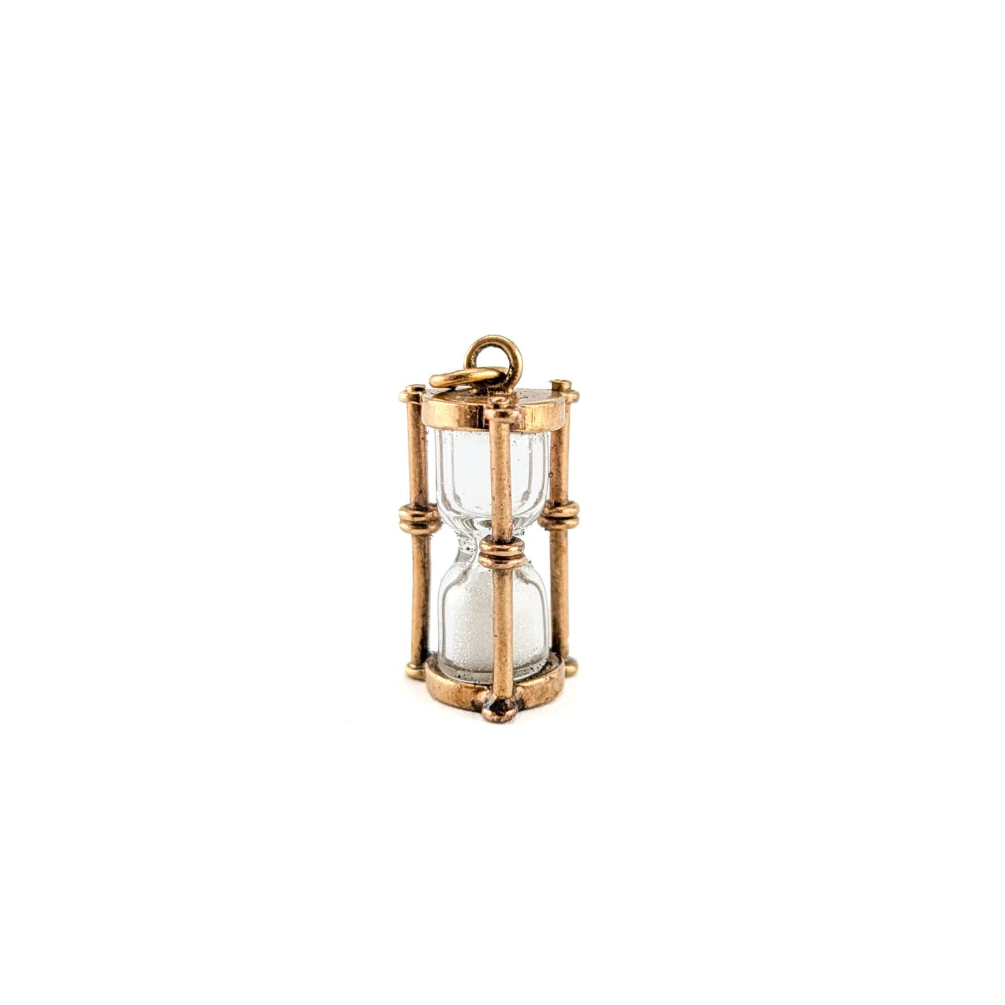 Vintage 14k Gold Working Hourglass Charm