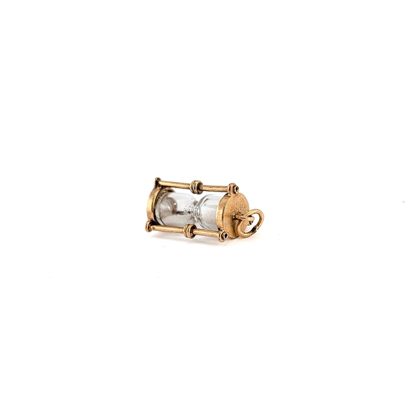 Vintage 14k Gold Working Hourglass Charm