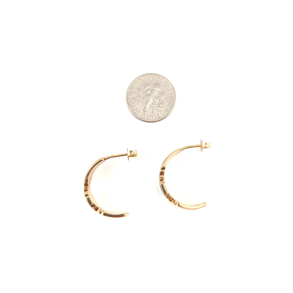Vintage 14K Black Opal Earrings