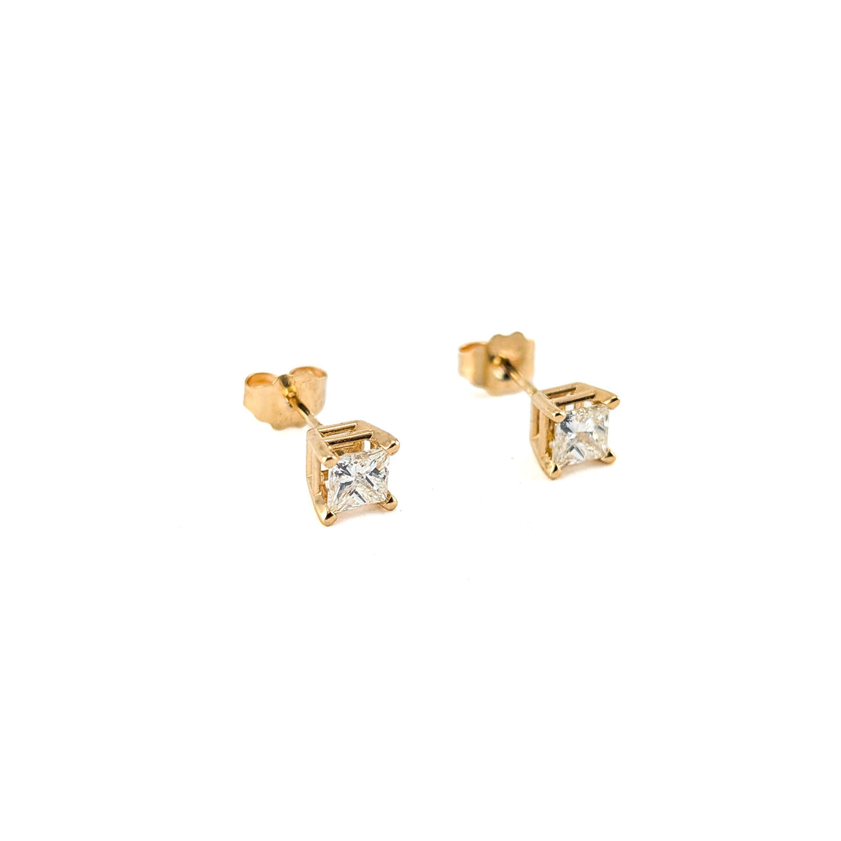 14k Diamond Stud Earrings