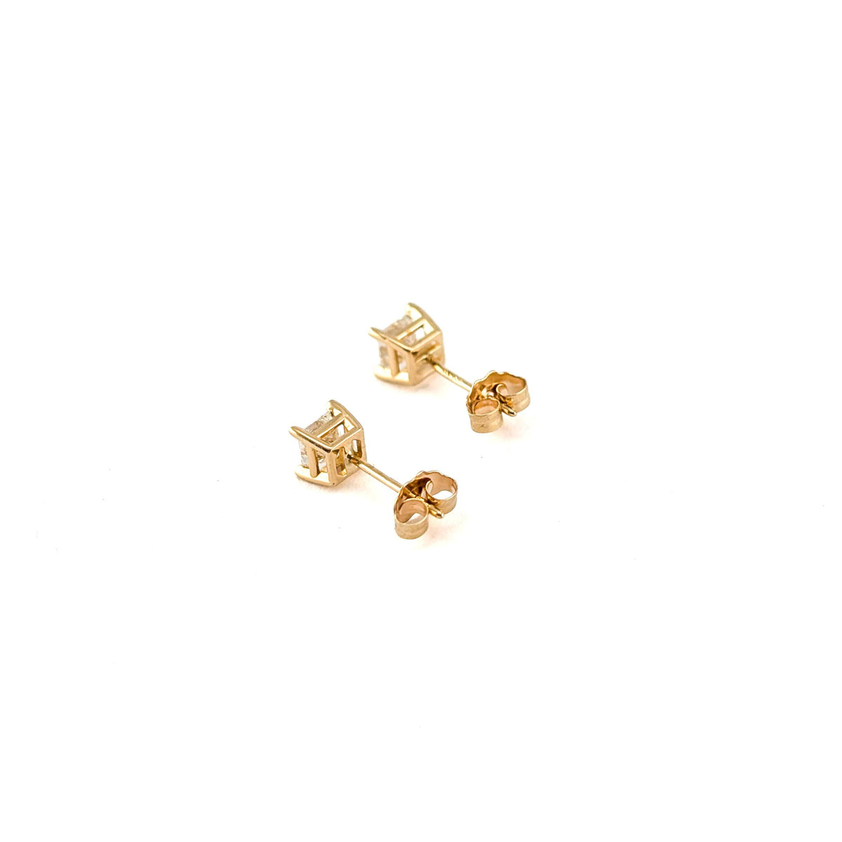 14k Diamond Stud Earrings