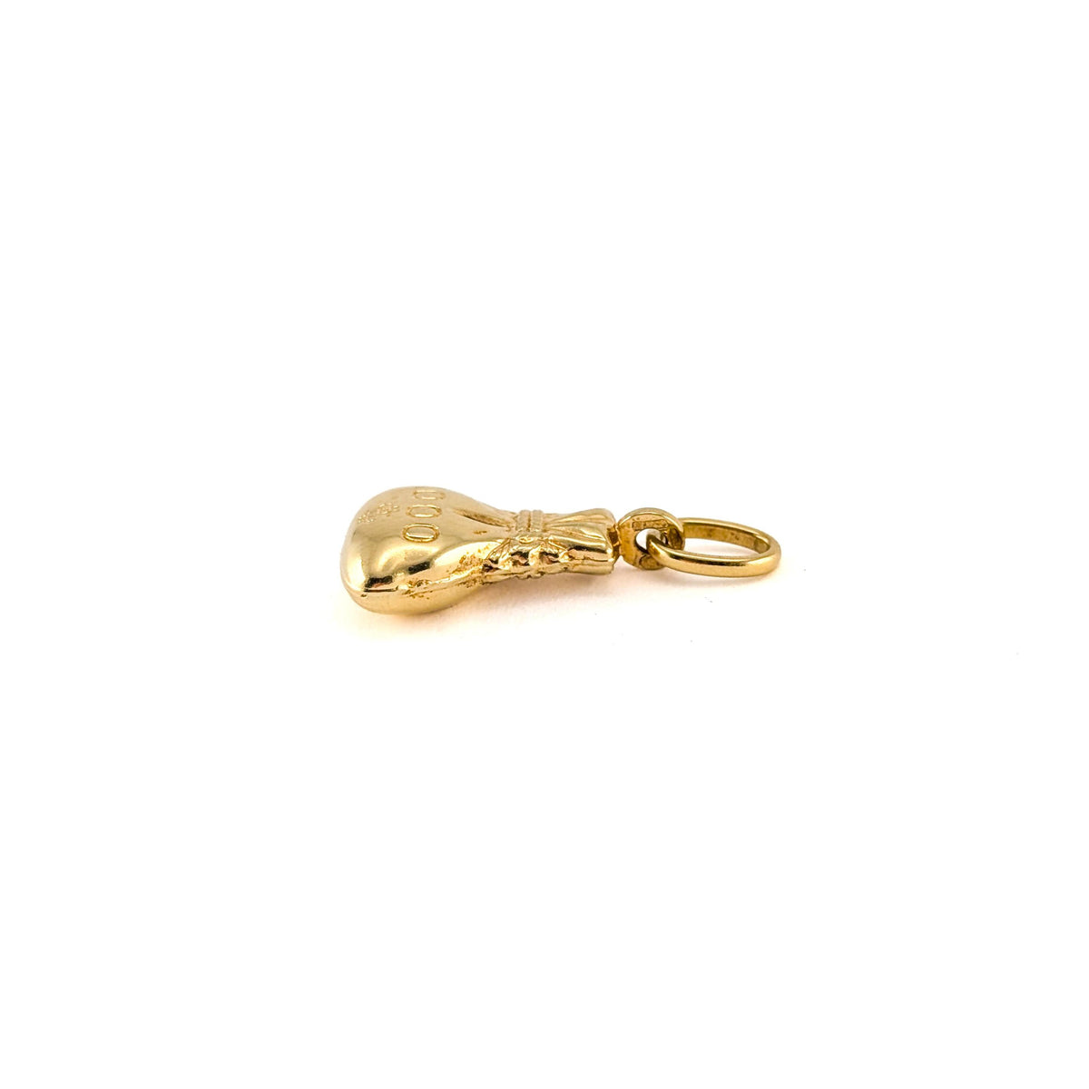 Vintage 14K Gold $1000 Money Bag Charm