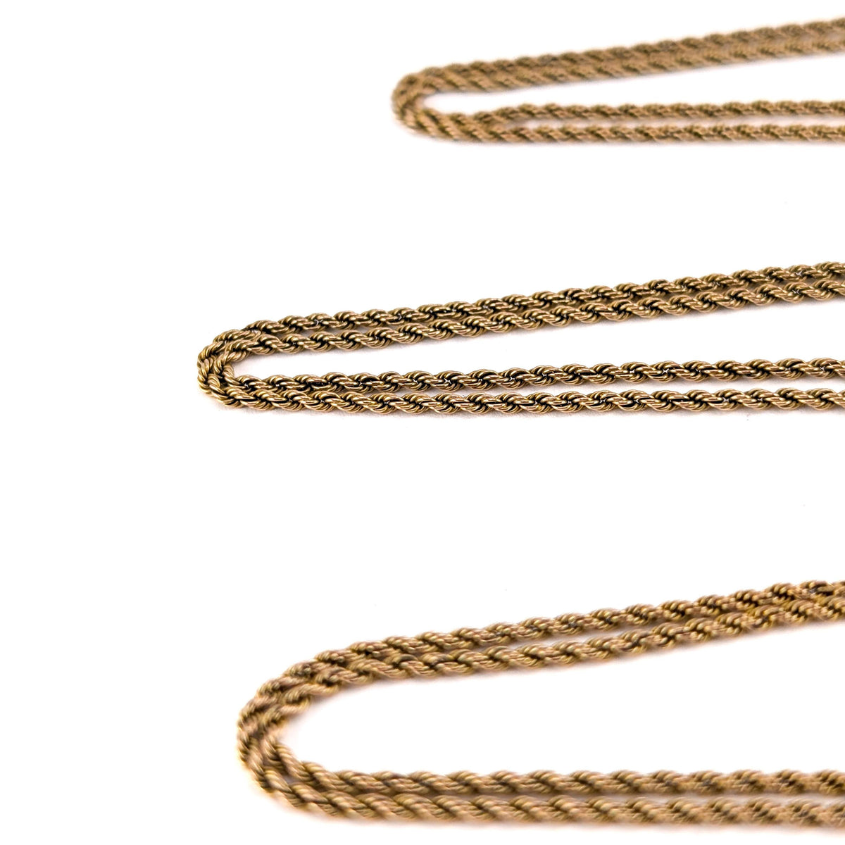 Antique Victorian 10K Gold Slide Chain with 14K Seed Pearl Slider & Dog Clip