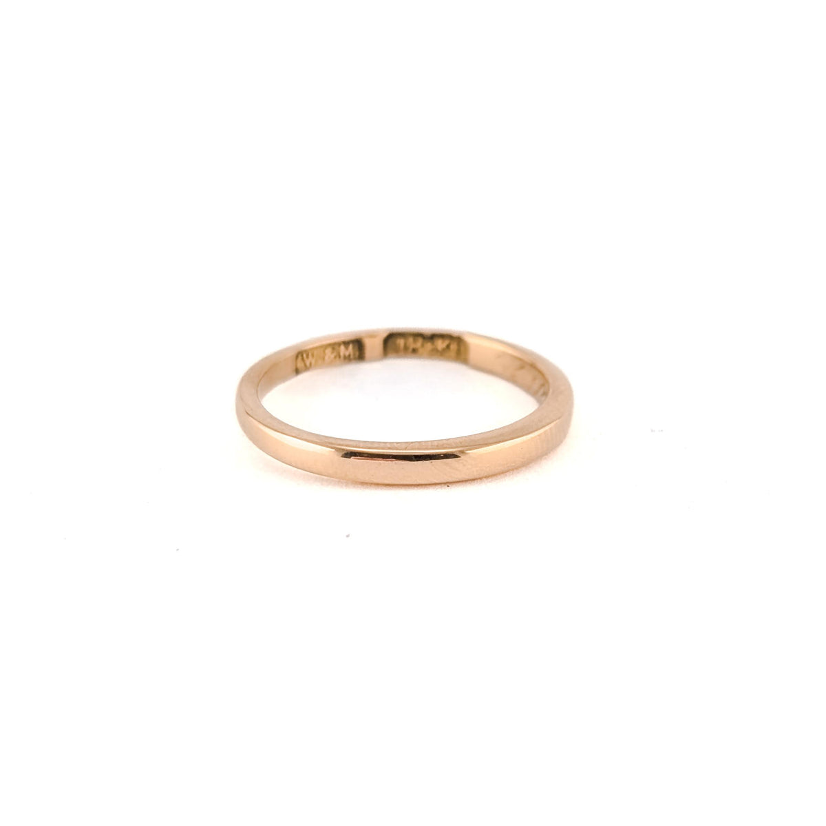 Antique 1913 18K Yellow Gold Wedding Band Ring