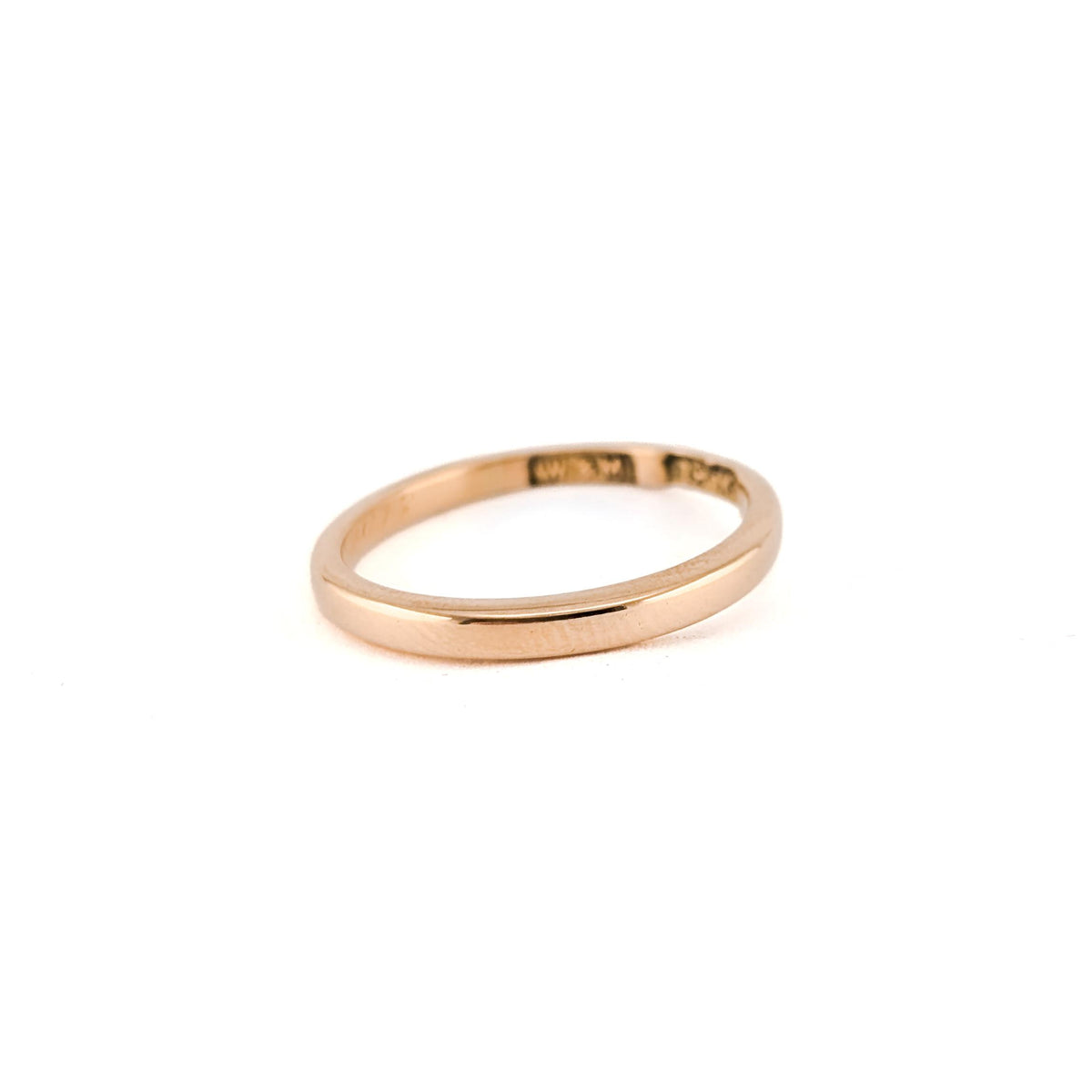 Antique 1913 18K Yellow Gold Wedding Band Ring