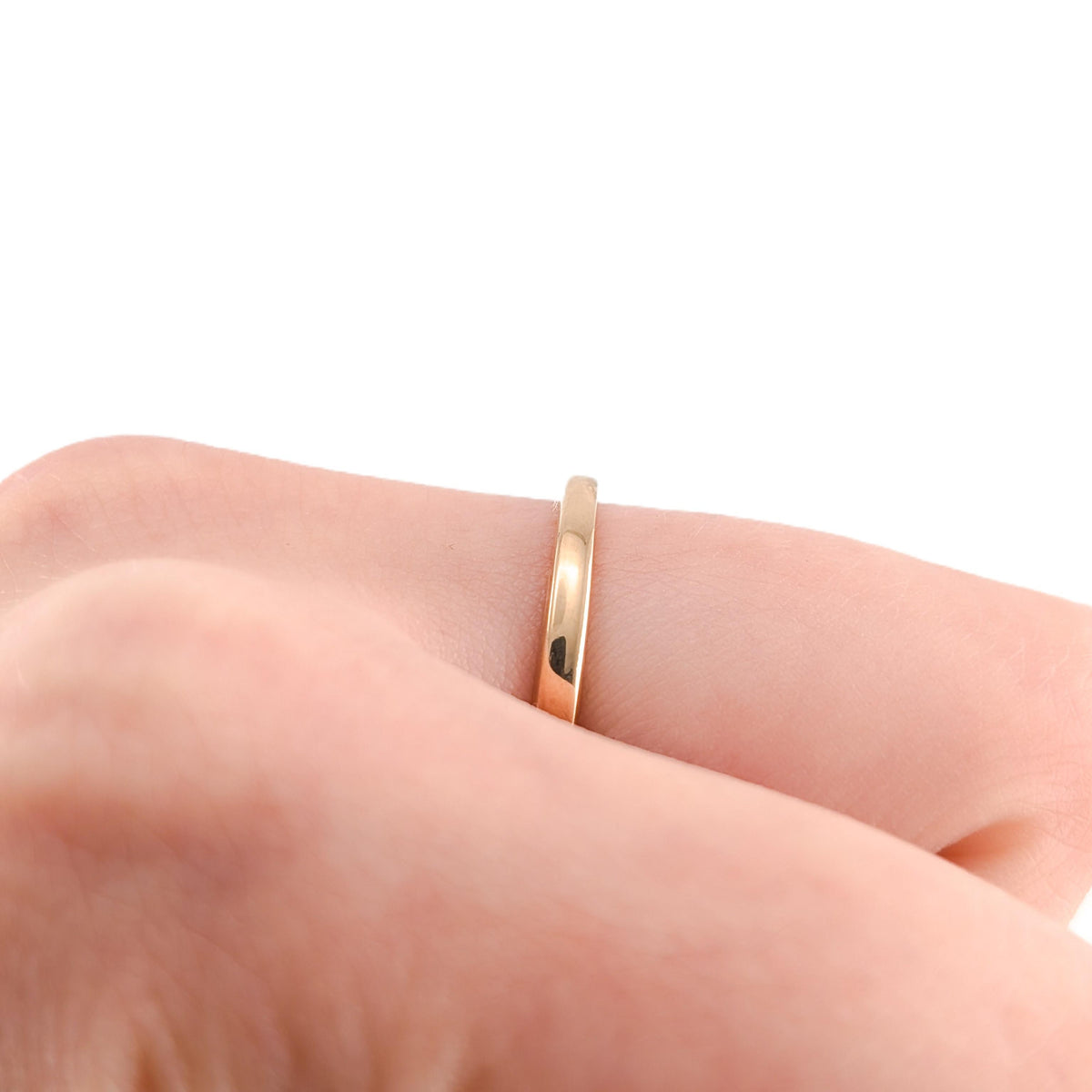Antique 1913 18K Yellow Gold Wedding Band Ring