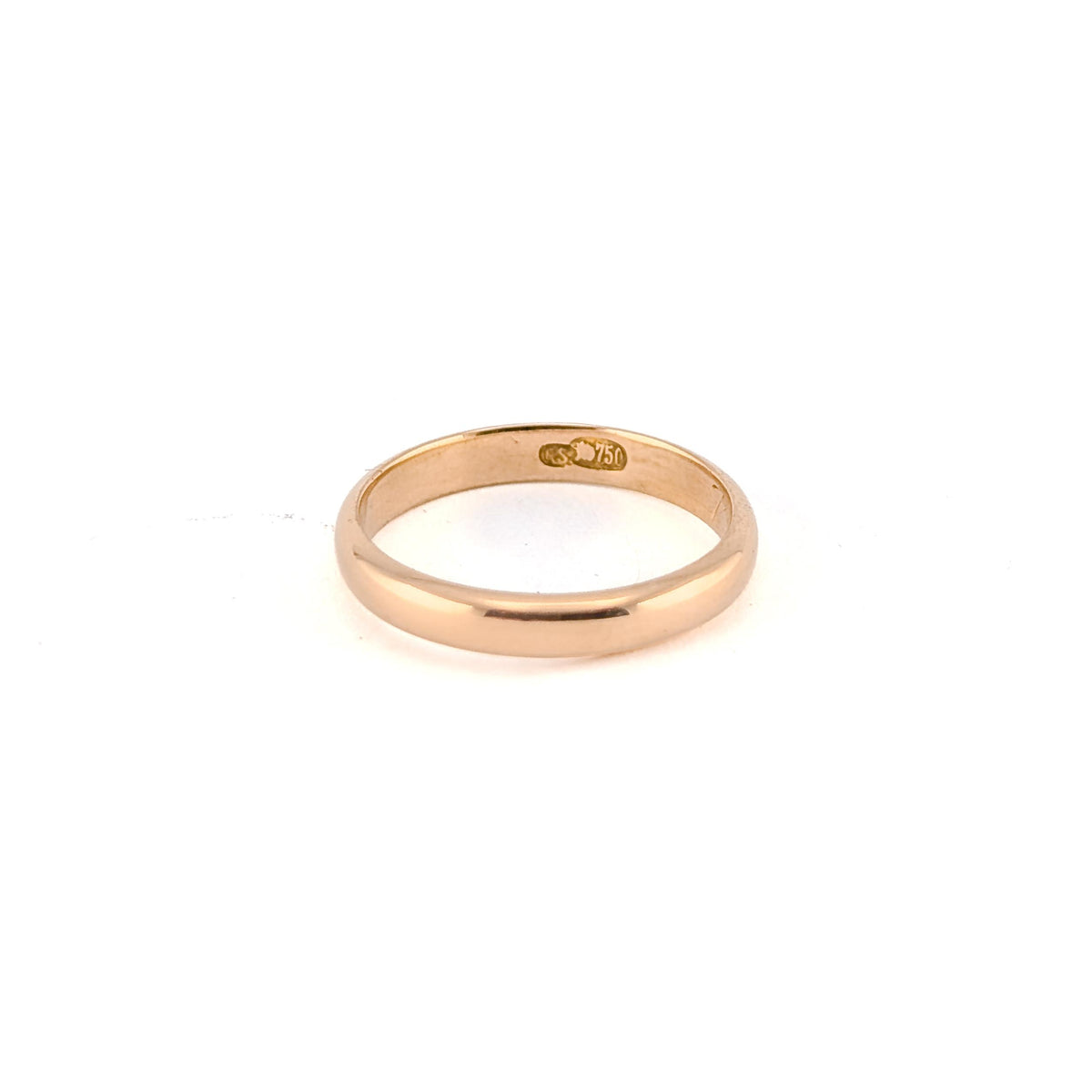 Antique 1928 18K Yellow Gold Wedding Band Ring