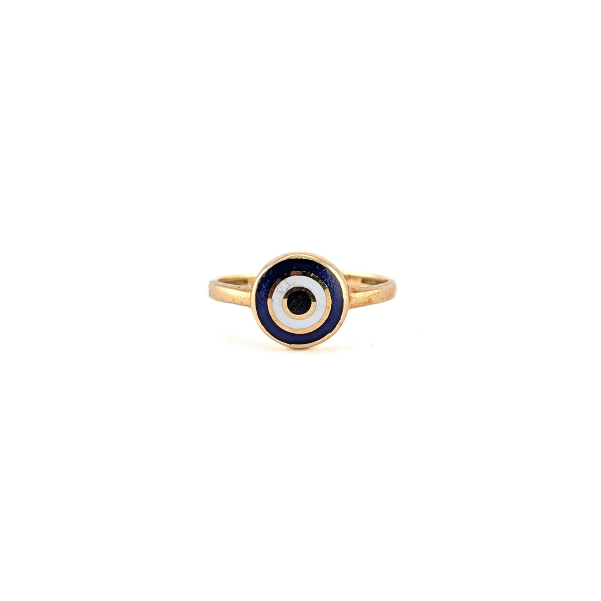 Vintage 14K Gold Evil Eye Ring
