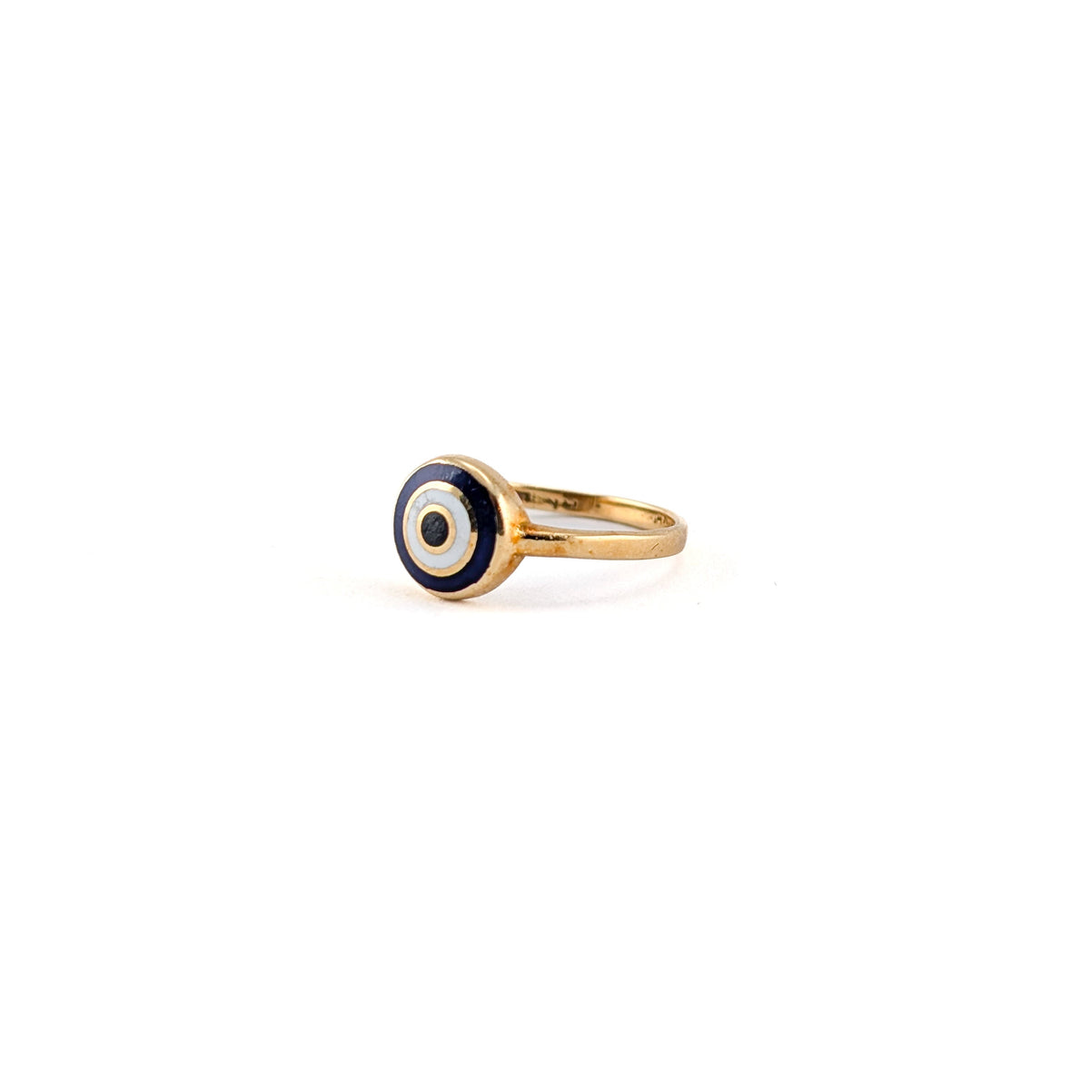 Vintage 14K Gold Evil Eye Ring