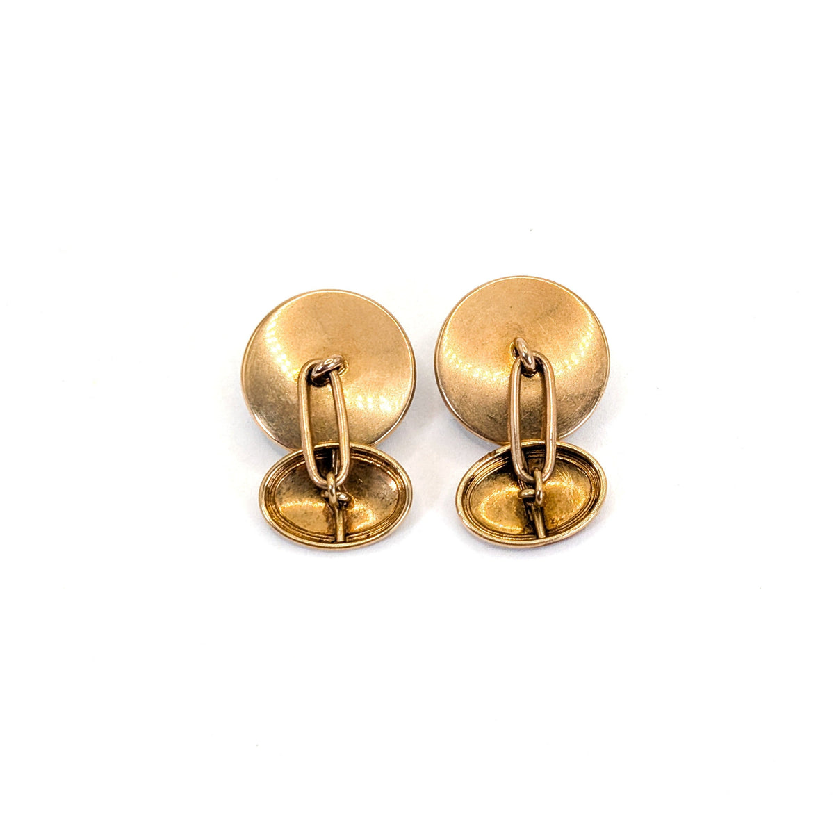 Vintage 14K Gold Painted Horse Head Cufflinks – Essex Crystal Domes